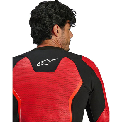 Alpinestars GP Force v2 Airflow Leather Jacket - Red/Red Fluo_2562483