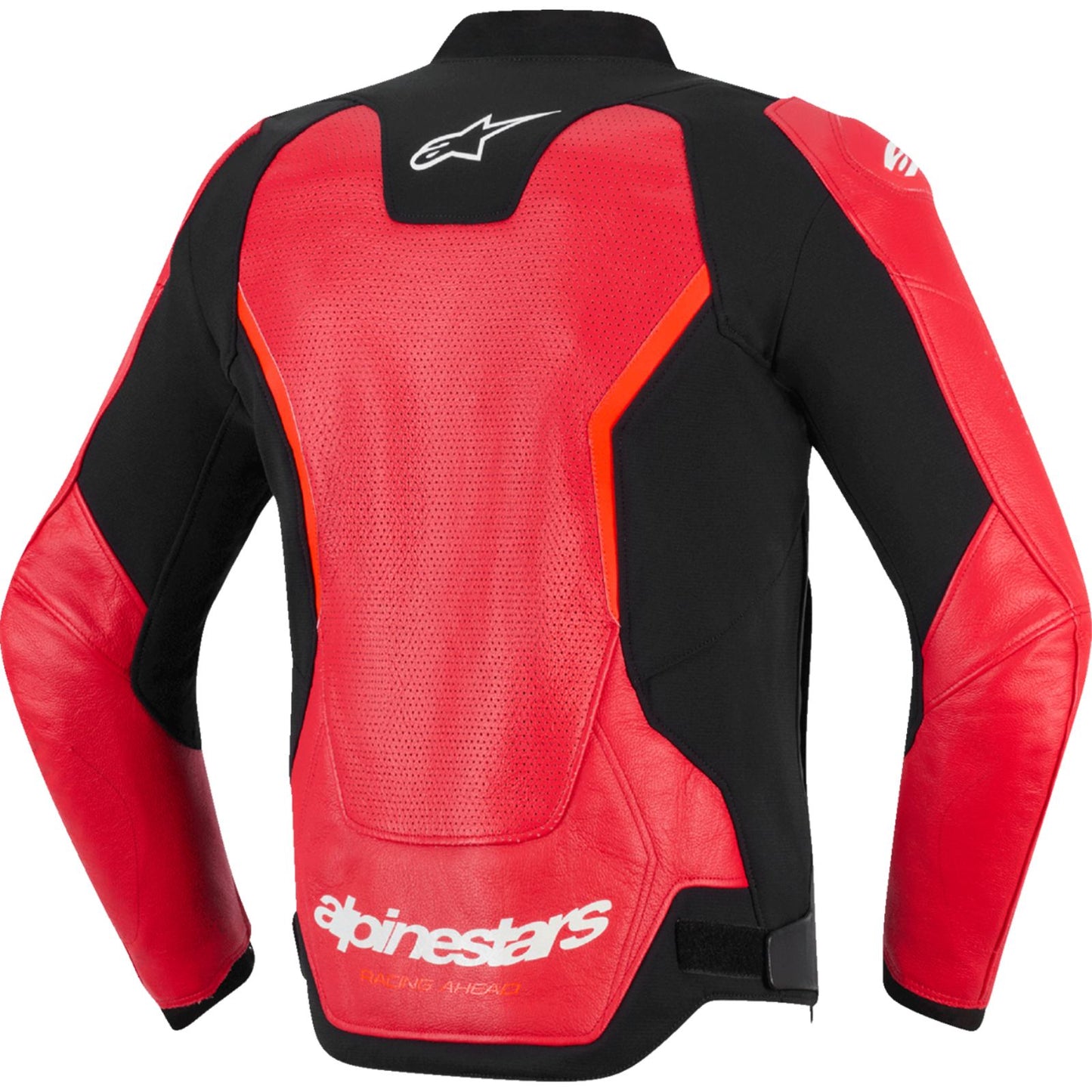 Alpinestars GP Force v2 Airflow Leather Jacket - Red/Red Fluo_2564159