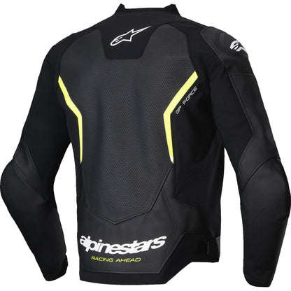 Alpinestars GP Force v2 Airflow Leather Jacket Black/Yellow Fluo_2561082