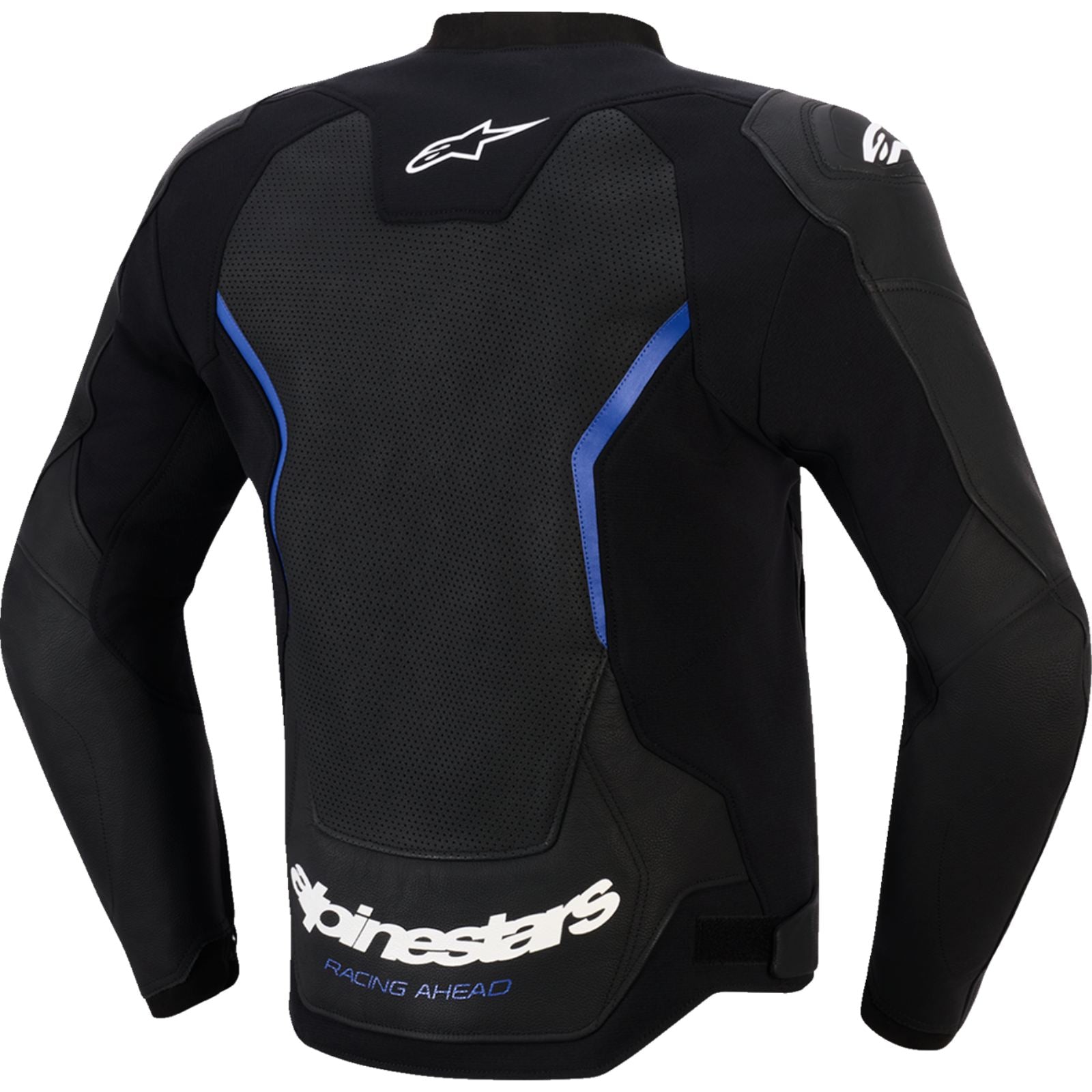 Alpinestars GP Force v2 Leather Airflow Jacket Black/Metal Blue_2564146