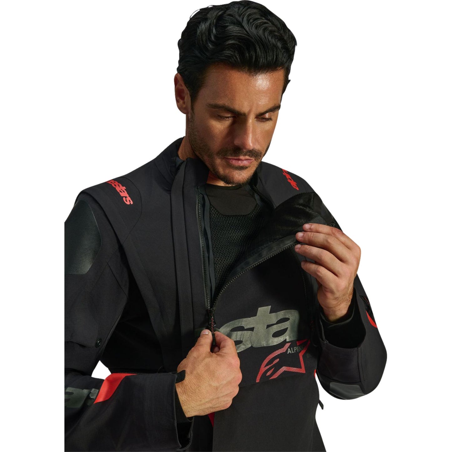 Alpinestars Halo Pro Drystar® XF Laminated Jacket - Black/Dark Shadow_2563628