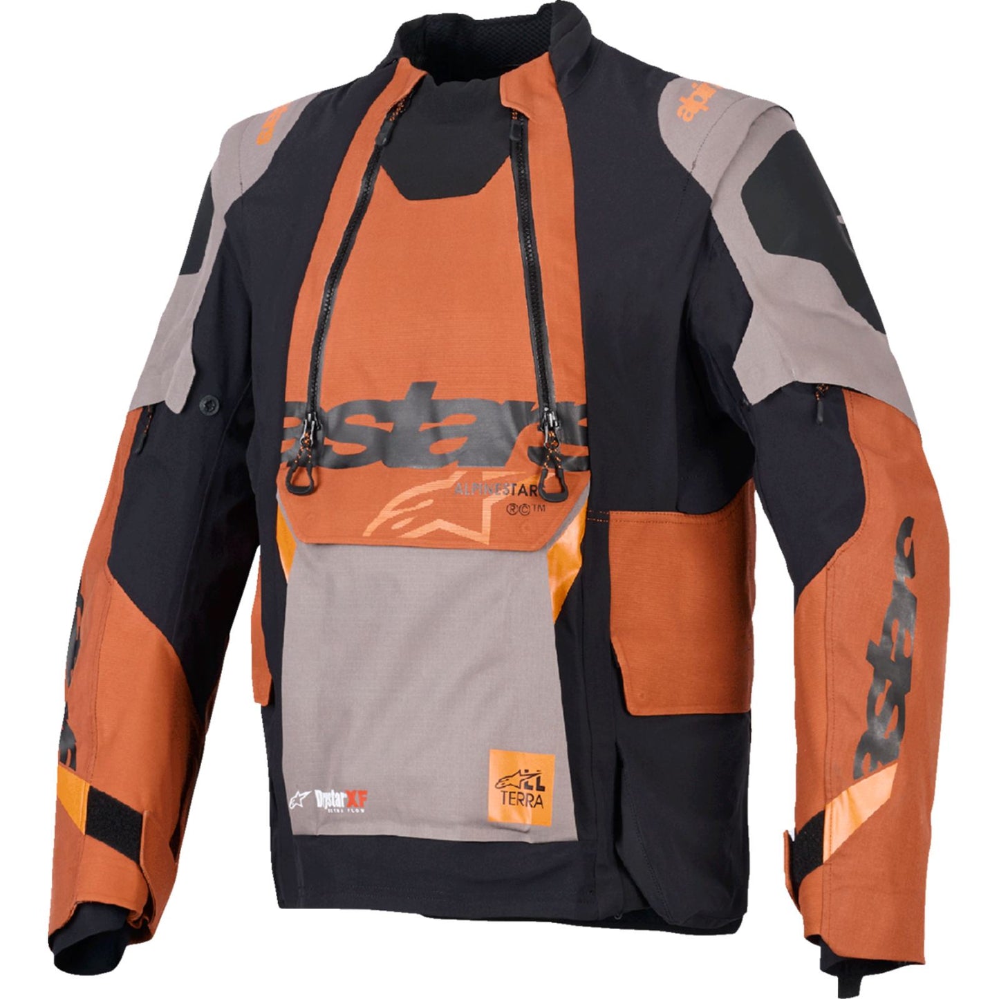 Alpinestars Halo Pro Drystar® XF Laminated Jacket - Walnut/Rust/Black_2558861