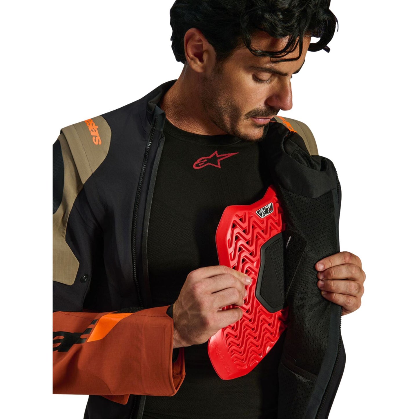 Alpinestars Halo Pro Drystar® XF Laminated Jacket - Walnut/Rust/Black_2564833