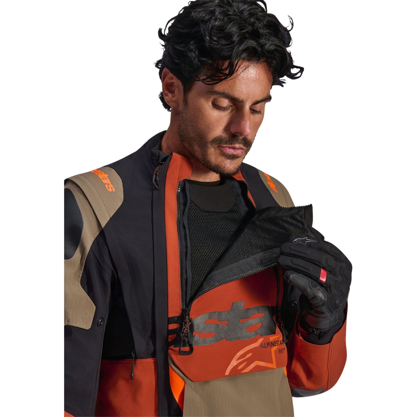 Alpinestars Halo Pro Drystar® XF Laminated Jacket - Walnut/Rust/Black_2565707
