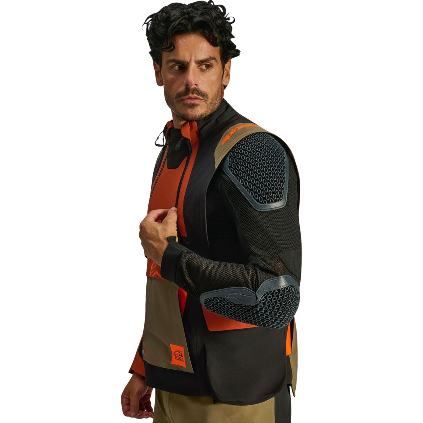 Alpinestars Halo Pro Drystar® XF Laminated Jacket - Walnut/Rust/Black_2566346