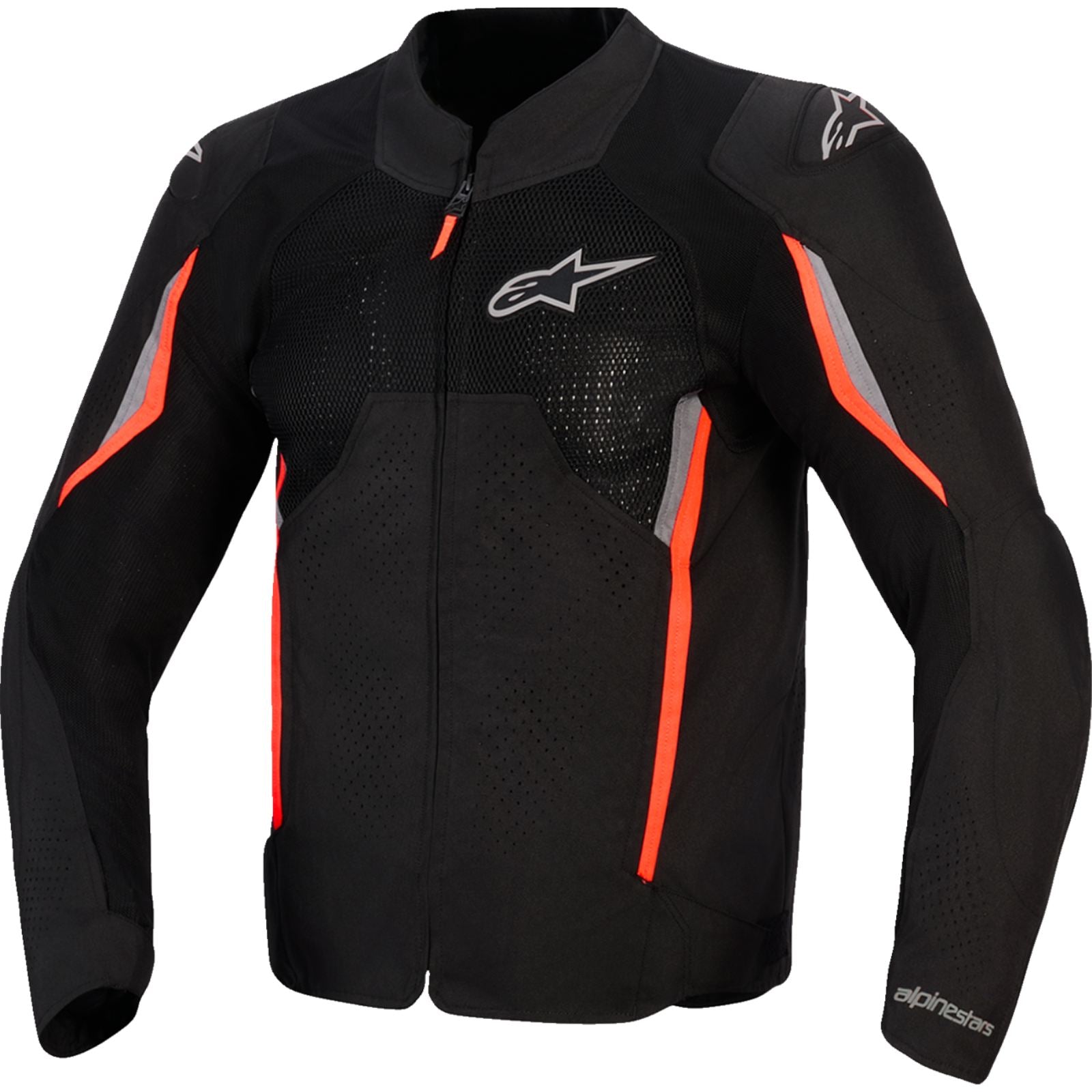 Alpinestars AST v3 Air Jacket - Black/Dark Gray/Red Fluo_2563509