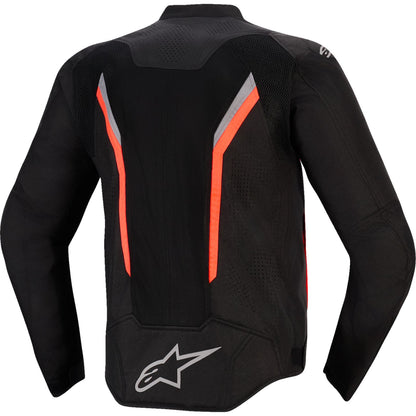 Alpinestars AST v3 Air Jacket - Black/Dark Gray/Red Fluo_2563961