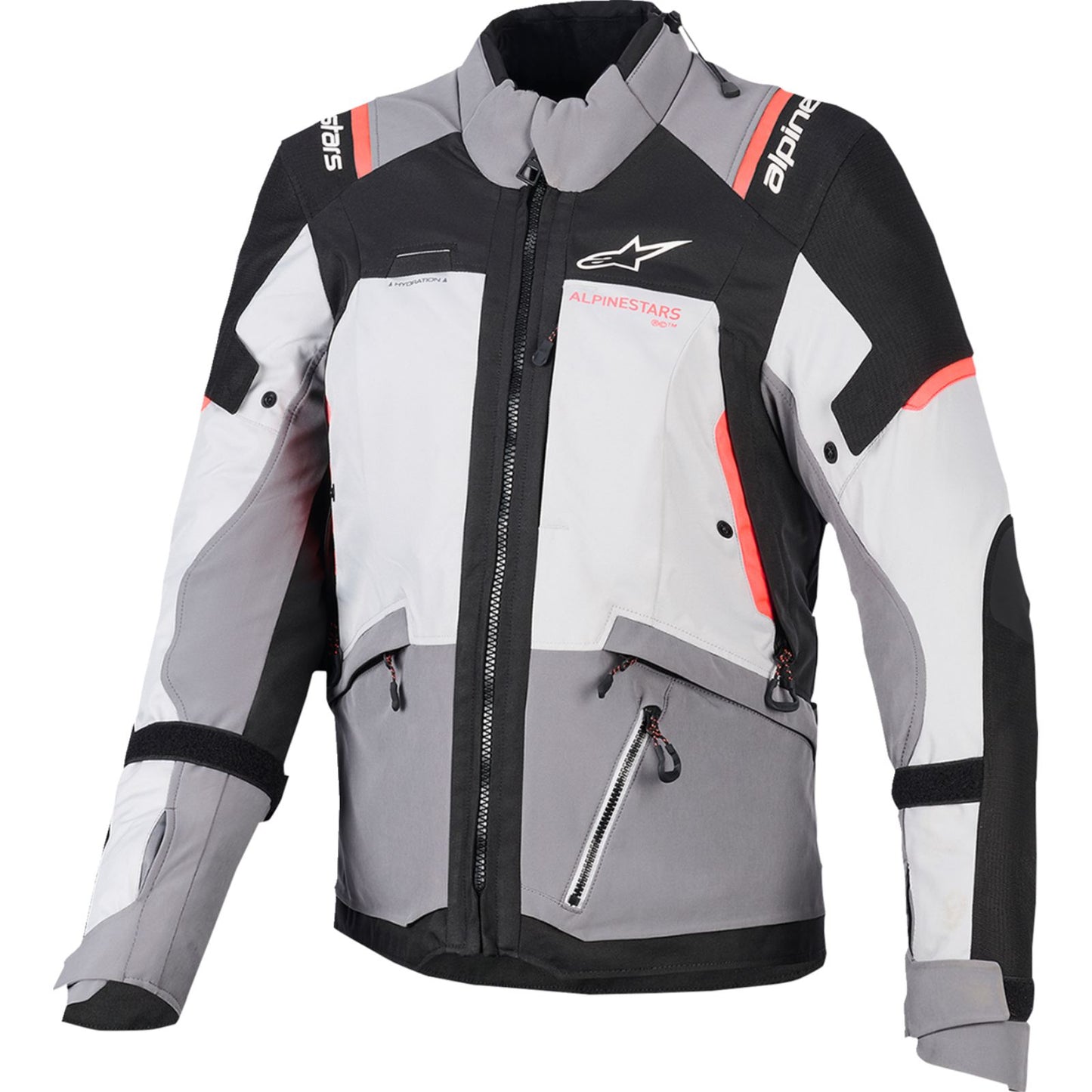 Alpinestars Stella Andes v4 Drystar® Jacket Dark/Ice Gray/Black/Coral - 3XL [MPN: 3210126-9276-3X]_2566157