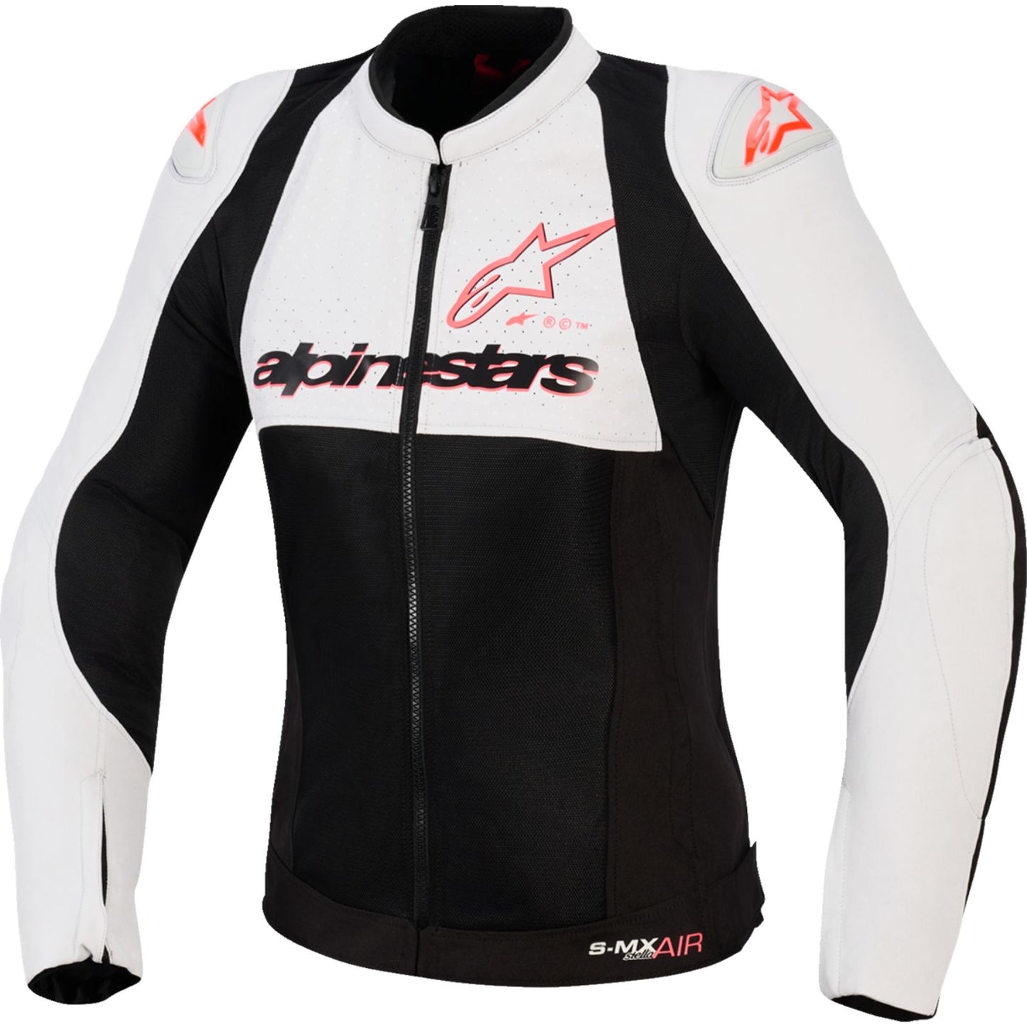 Alpinestars Stella SMX Air Jacket - Ice Gray/Black/Coral Fluo_2565199