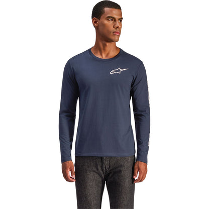 Alpinestars Trackside Long-Sleeve CSF T-Shirt - Navy_2562562