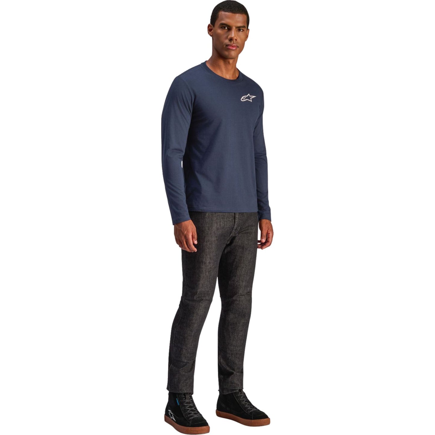 Alpinestars Trackside Long-Sleeve CSF T-Shirt - Navy_2562859
