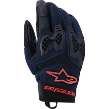 Alpinestars Manti Air Gloves - Deep Blue/Fluo Red/Asphalt_2560544