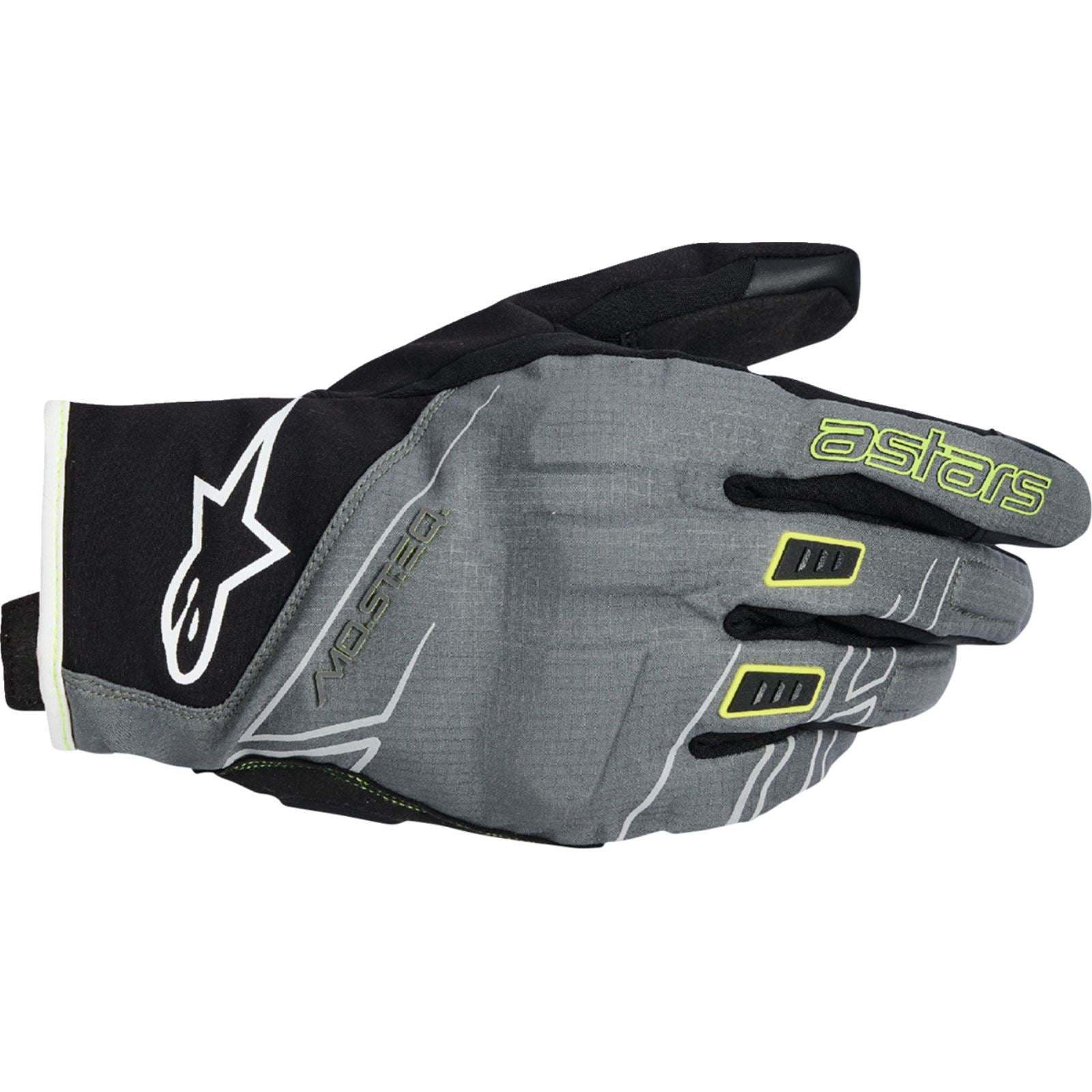 Alpinestars Moblast WP Gloves - Fur Gray/Black/Sulphur Yellow_2560793