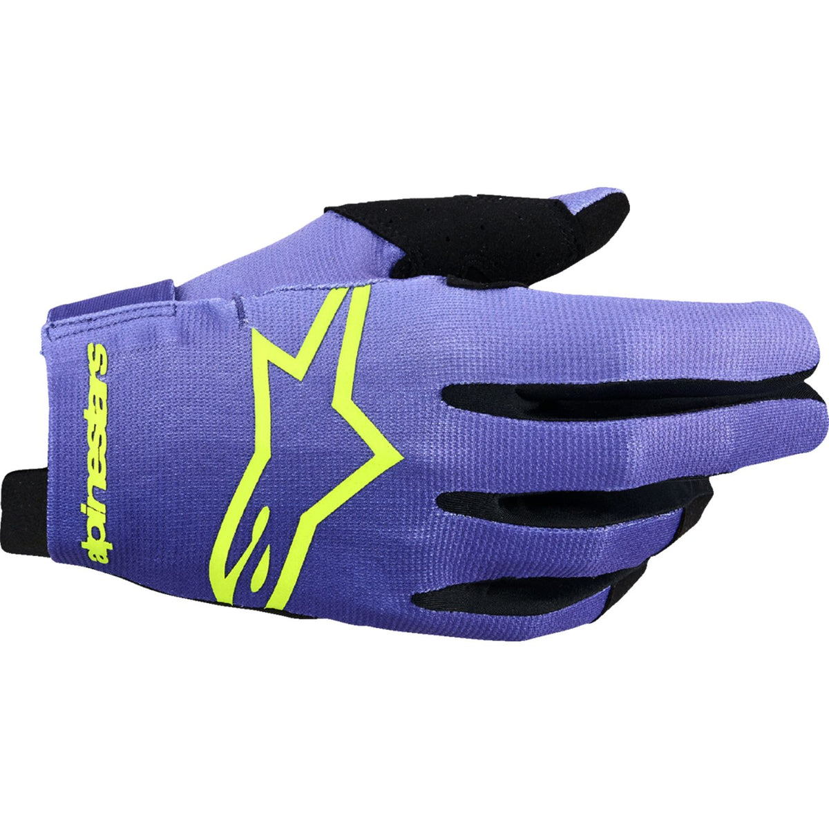 Alpinestars Radar Gloves - Purple/Fluo Yellow_2560975