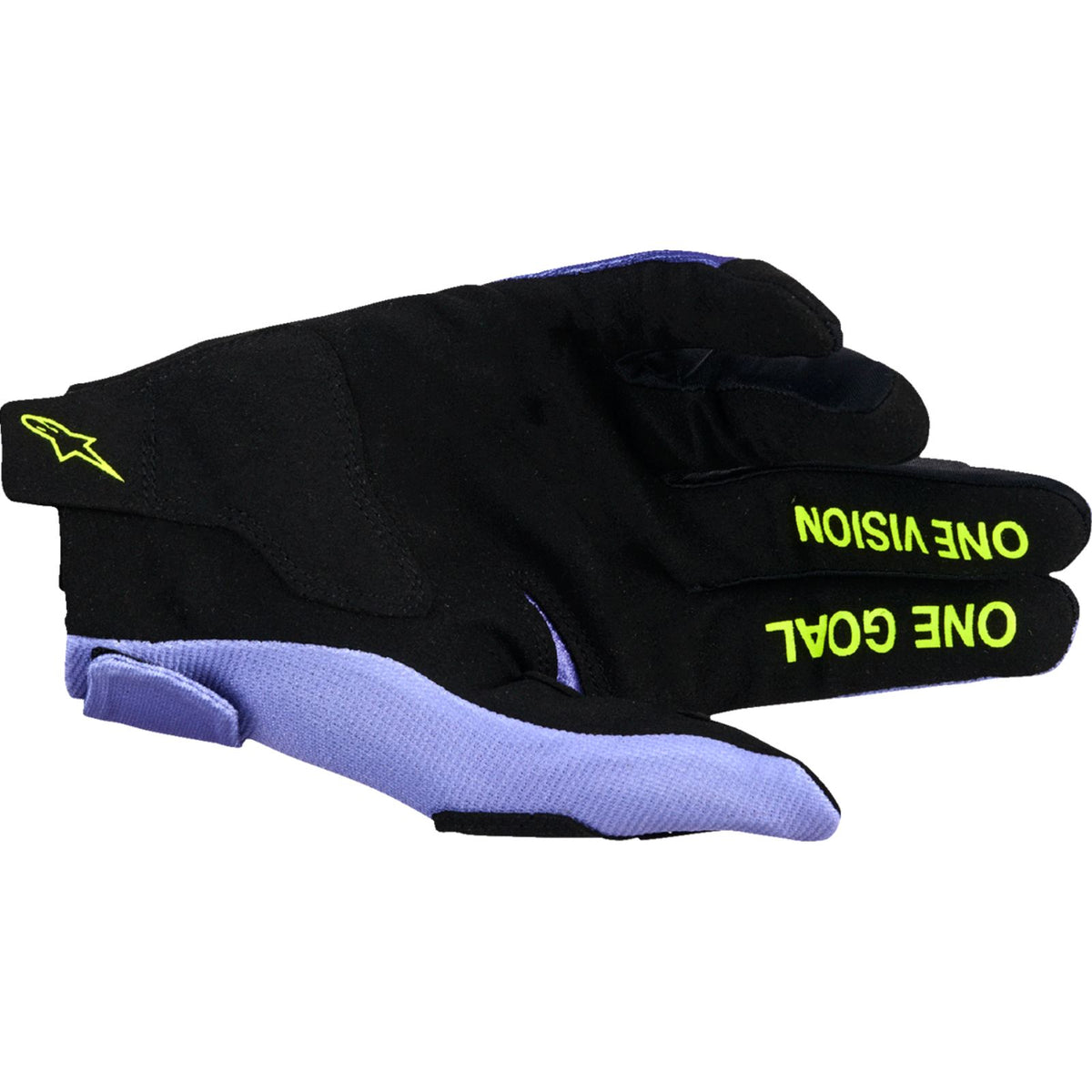 Alpinestars Radar Gloves - Purple/Fluo Yellow_2563689
