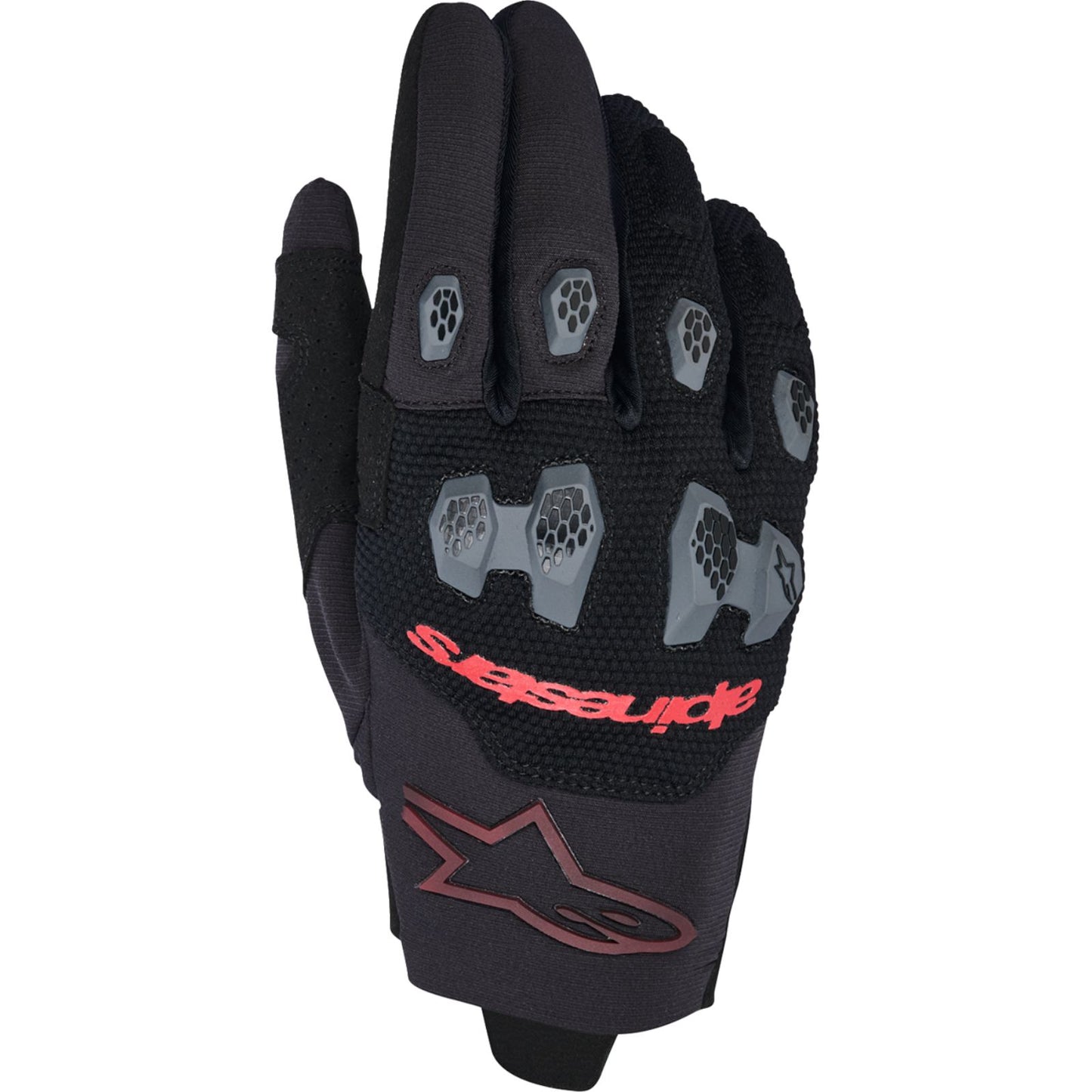 Alpinestars Pro-Dura Gloves - Black/Bright Red_2565431