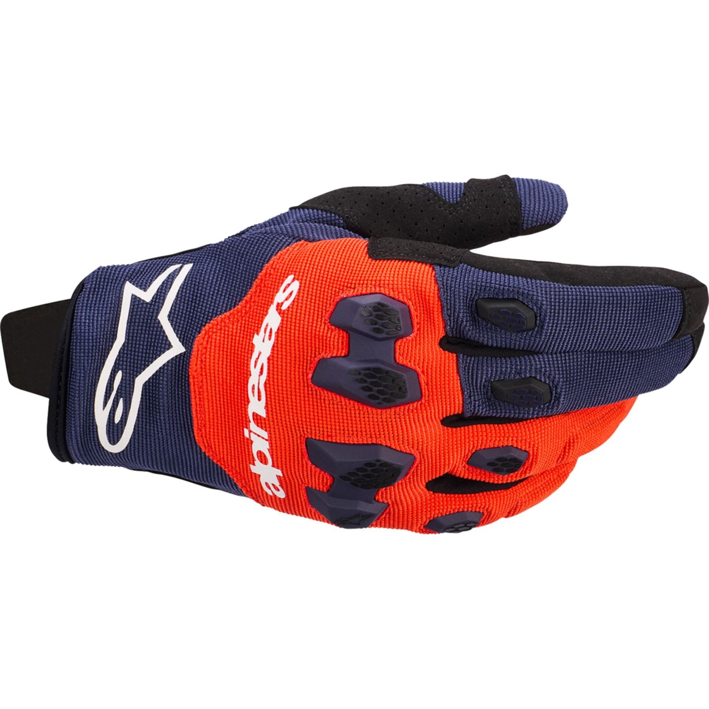 Alpinestars Pro-Dura Gloves - Navy/Hot Orange/White_2560653