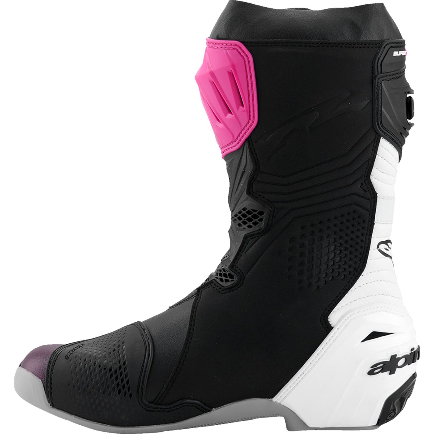 Alpinestars Supertech R Boots - Black/Magenta/White/Yellow_2559580