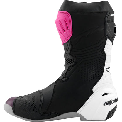 Alpinestars Supertech R Boots - Black/Magenta/White/Yellow_2559580