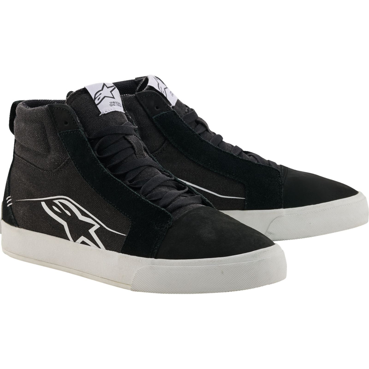 Alpinestars Ride-63 Canvas Shoes - Black/White_2559867