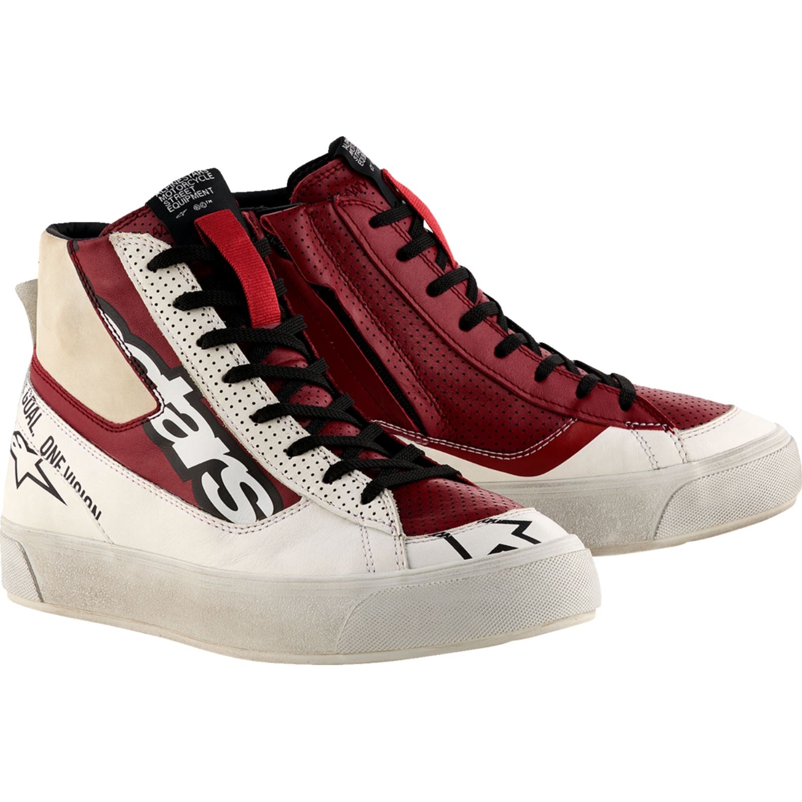 Alpinestars Stella Stated Flair Shoes - White/Rio Red_2559362