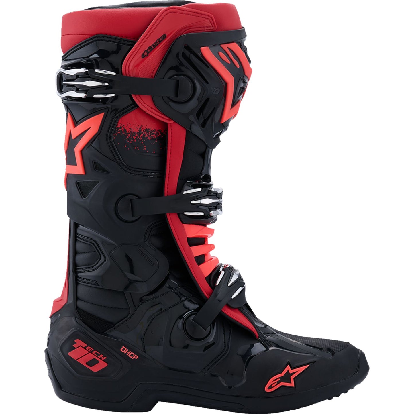Alpinestars Tech 10 Boots - Black/Red - US 7 / EU 40.5 [MPN: 2010020-13-7]_2559793