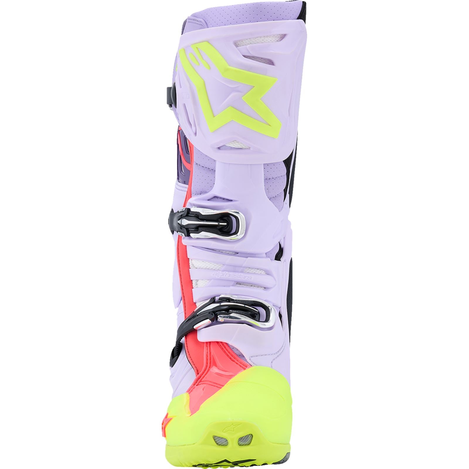 Alpinestars Tech 10 Supervented Boots -Purple/Yellow/Diva Pink US 14/EU 49.5 [MPN: 2010520-3150-14]_2560595