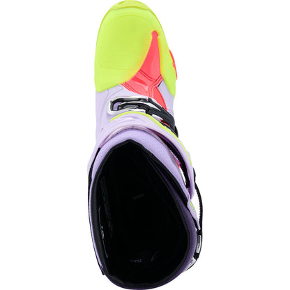 Alpinestars Tech 10 Supervented Boots -Purple/Yellow/Diva Pink US 14/EU 49.5 [MPN: 2010520-3150-14]_2562501