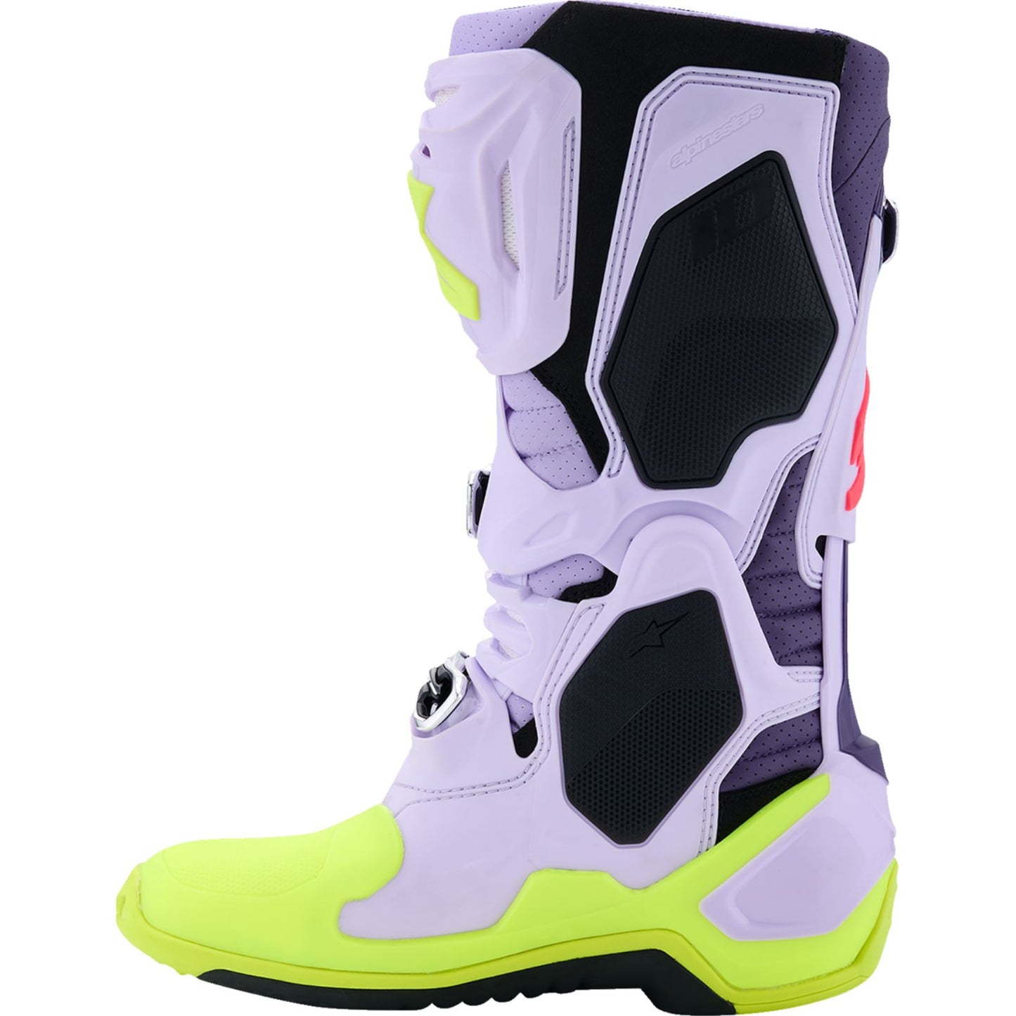 Alpinestars Tech 10 Supervented Boots -Purple/Yellow/Diva Pink US 14/EU 49.5 [MPN: 2010520-3150-14]_2566149