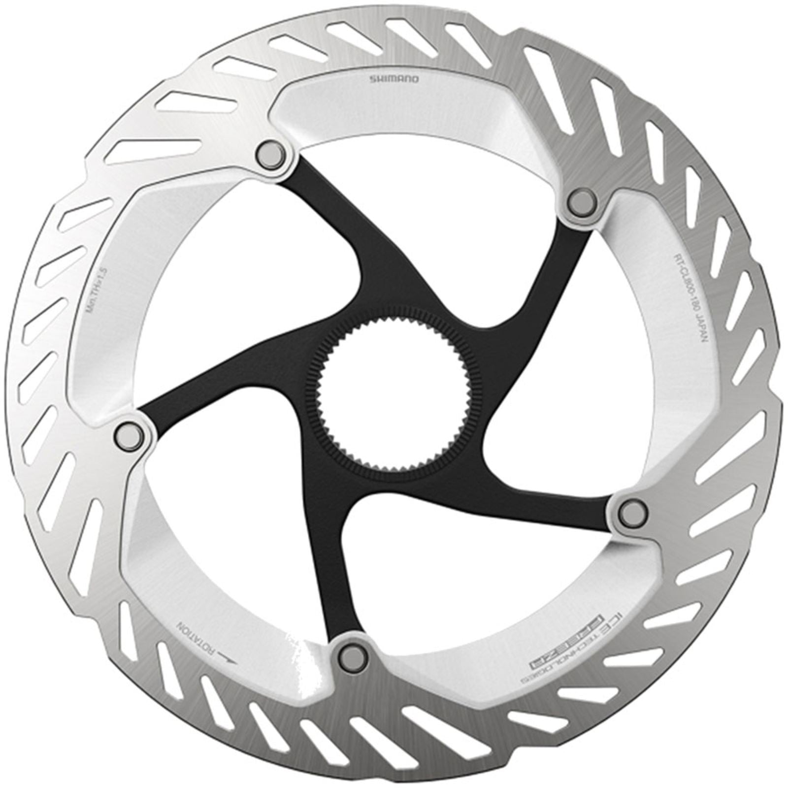 Shimano RT-CL800 ME Disc Brake Rotor 180mm, External Spline Lockring Included [MPN: IRTCL800ME]_2566825