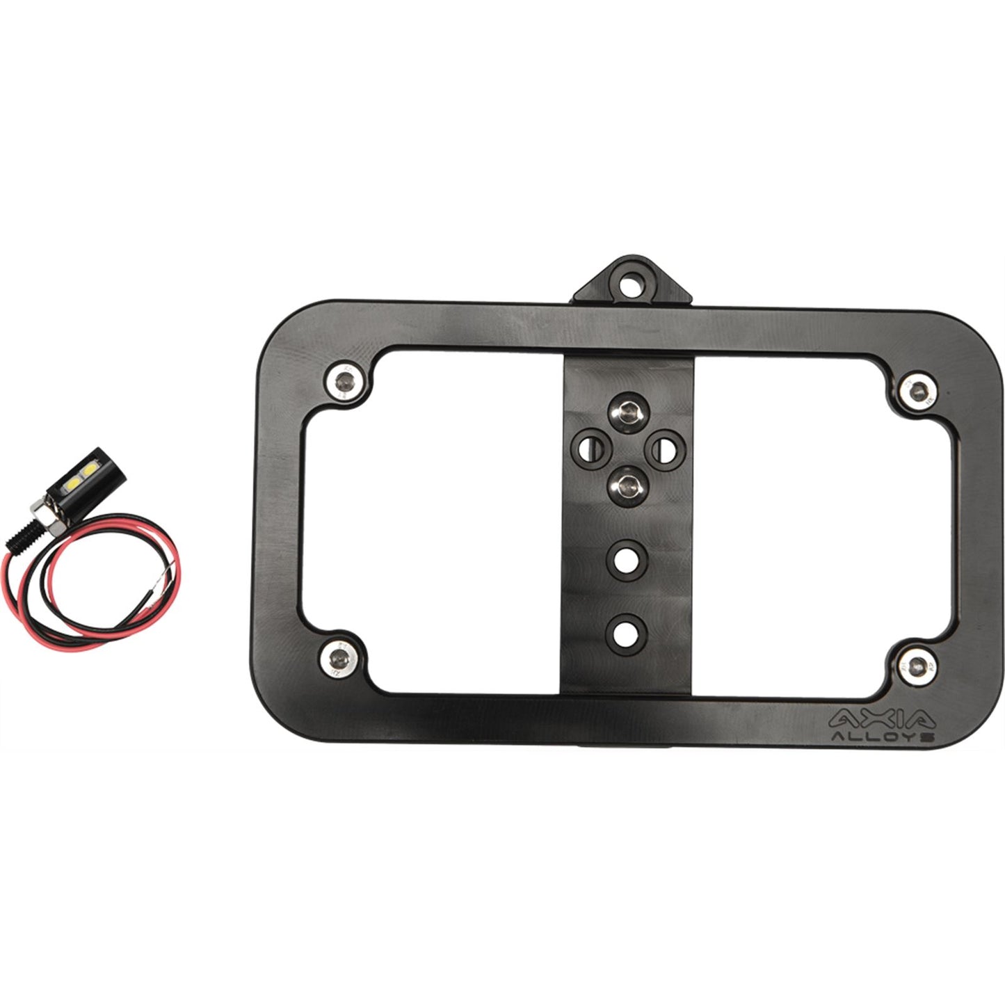 Axia Alloys Lighted License Plate Frame Bolt-On [MPN: MODBOLP-BK]_214730