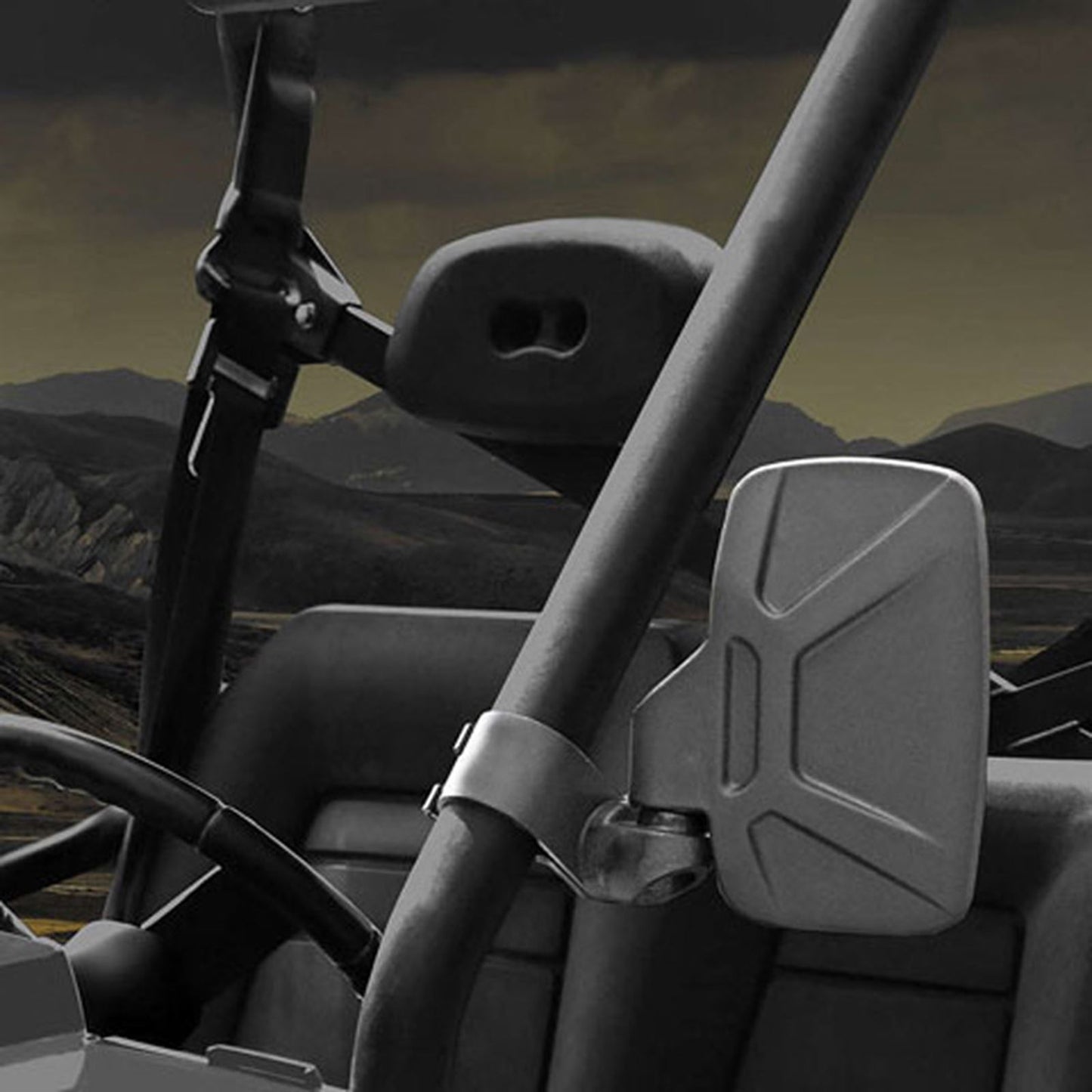 Seizmik Folding Side Mirror Pair 2.0" Roll Cage 18082_595968