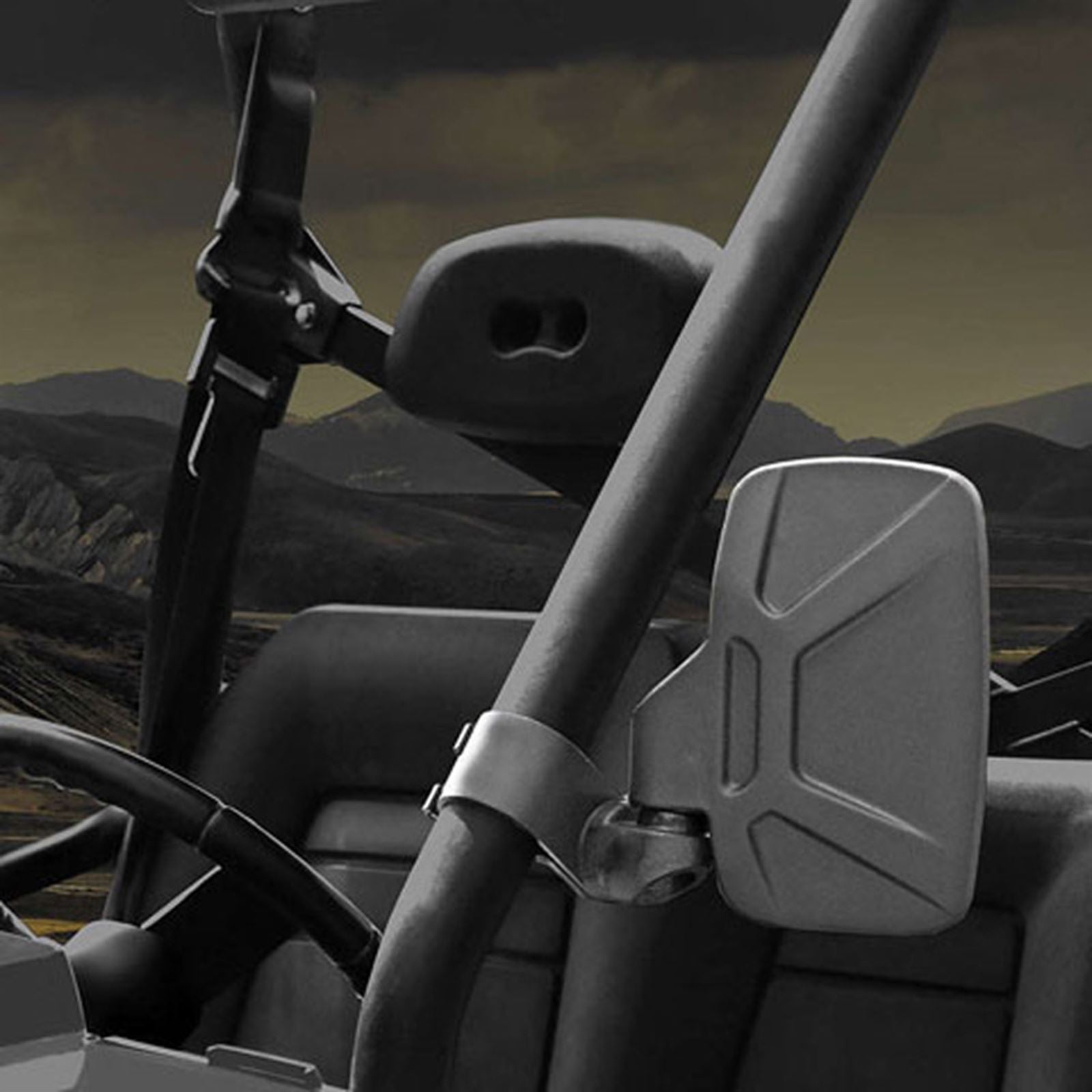 Seizmik Folding Side Mirror Pair 2.0" Roll Cage 18082_595968