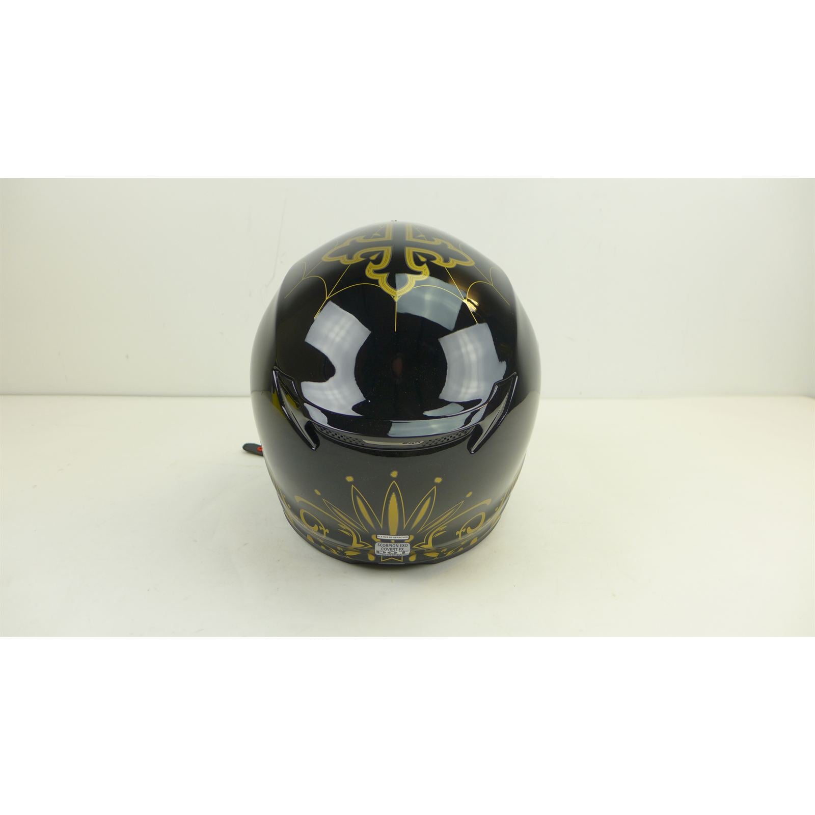 ScorpionEXO Covert FX Helmet - El Malo - Gold/Gloss Black - XL OPEN BOX [MPN: CFX-1216]_2571453