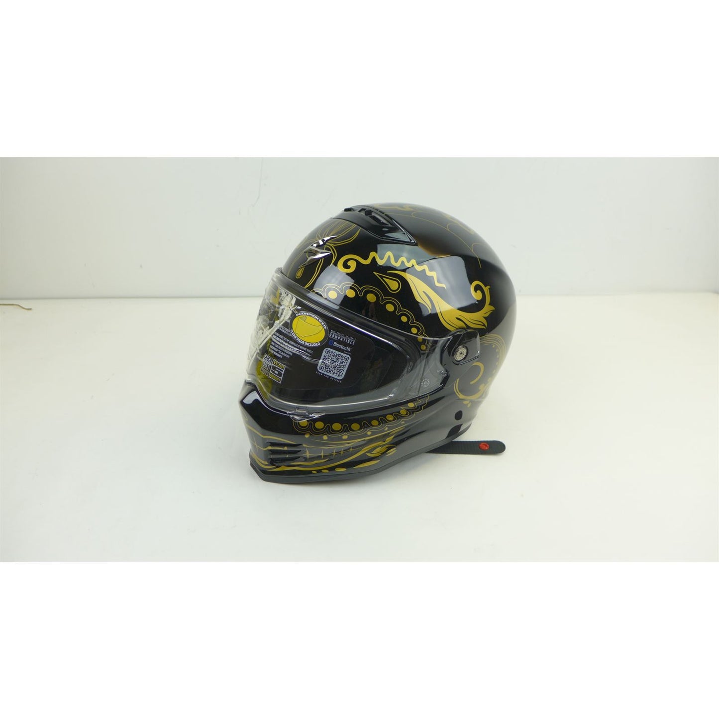 ScorpionEXO Covert FX Helmet - El Malo - Gold/Gloss Black - XL OPEN BOX [MPN: CFX-1216]_2571454