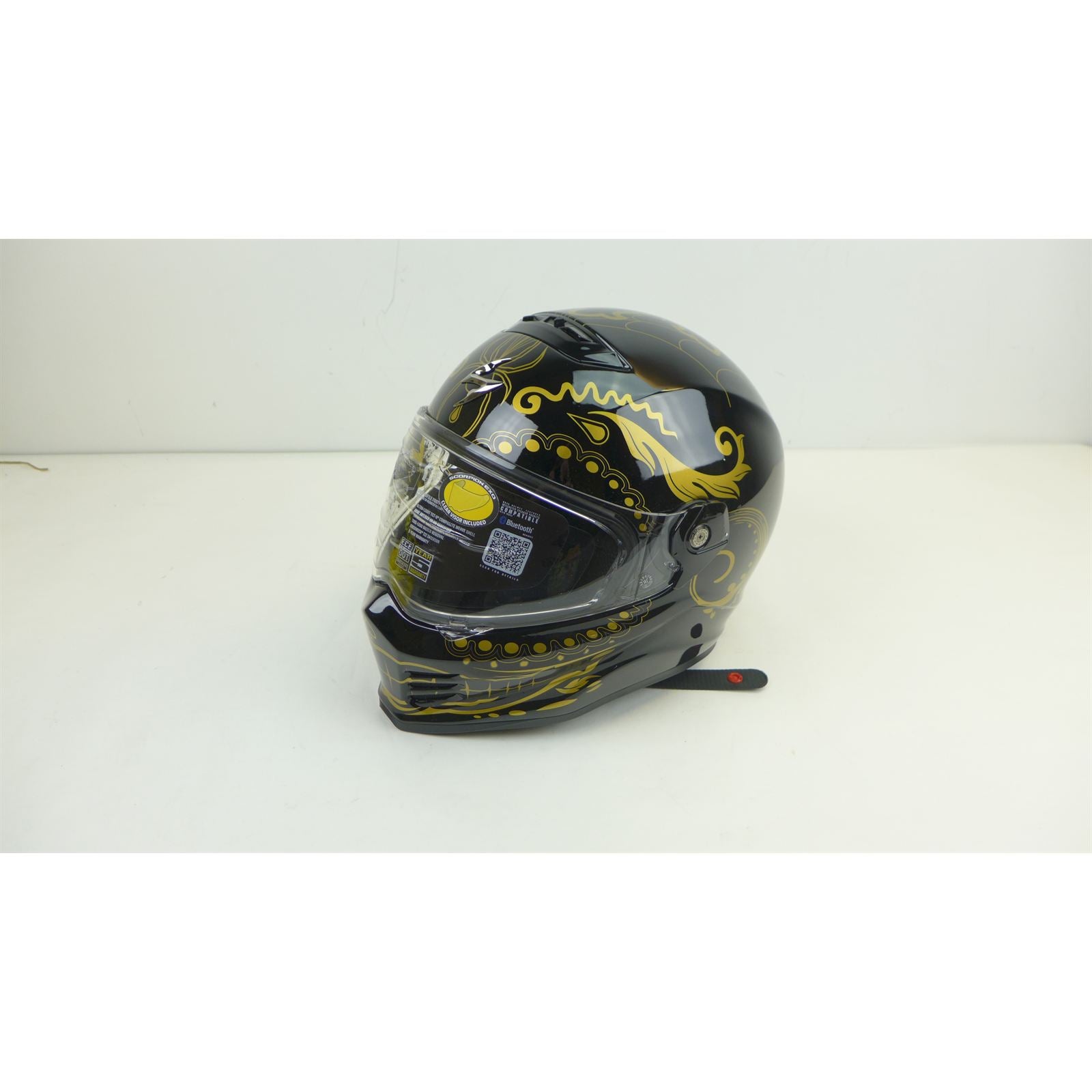 ScorpionEXO Covert FX Helmet - El Malo - Gold/Gloss Black - XL OPEN BOX [MPN: CFX-1216]_2571454