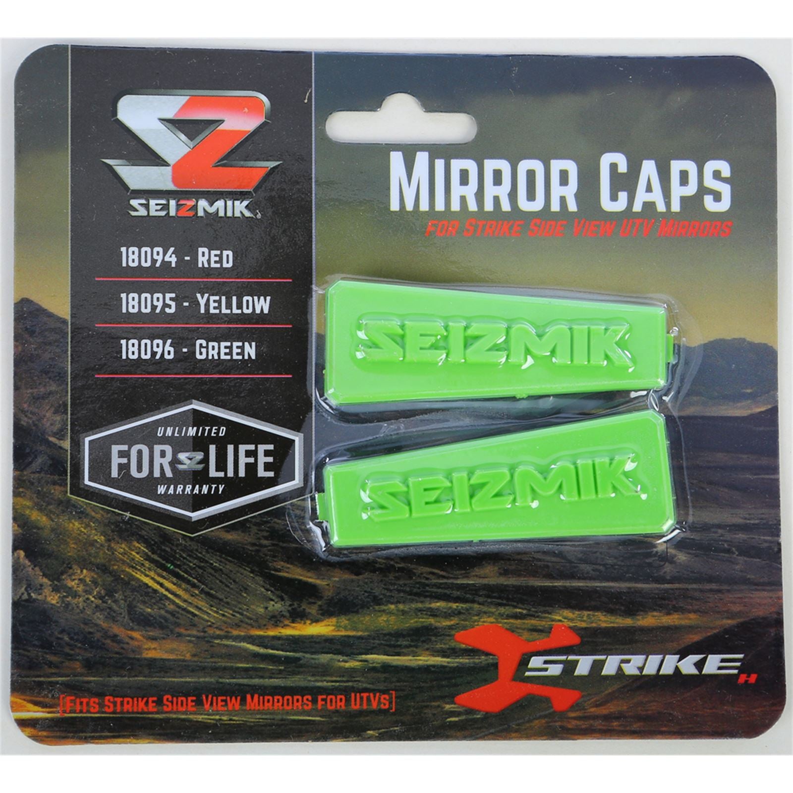 Seizmik Strike Mirror Insert Green 18096_214753
