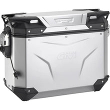 Givi Outback Evo Side Case - Right - 37/Liter - Silver Anodized [MPN: OBKEV37AAR]_2572577