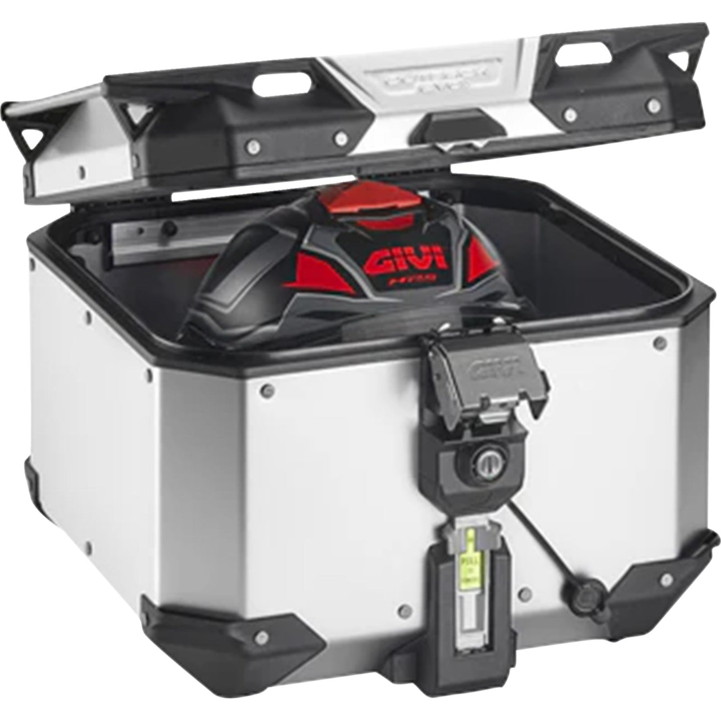 Givi Outback Evo Top Case - 42/Liter - Anodized Silver [MPN: OBKEV42AA]_2572522