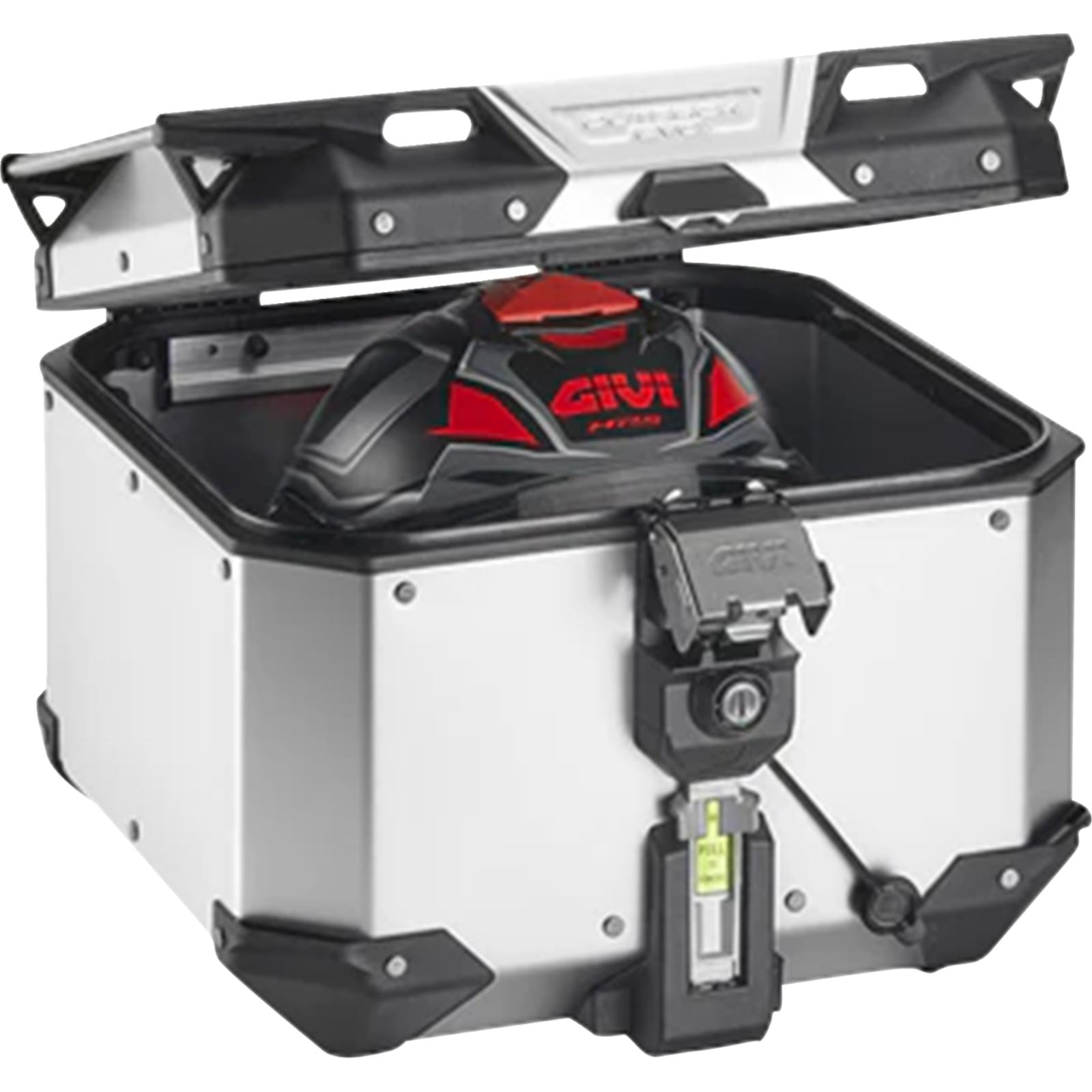 Givi Outback Evo Top Case - 42/Liter - Anodized Silver [MPN: OBKEV42AA]_2572522