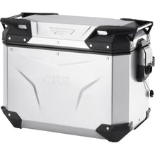 Givi Outback Evo Side Case - Left - 44/Liter - Silver Anodized [MPN: OBKEV44AAL]_2573635