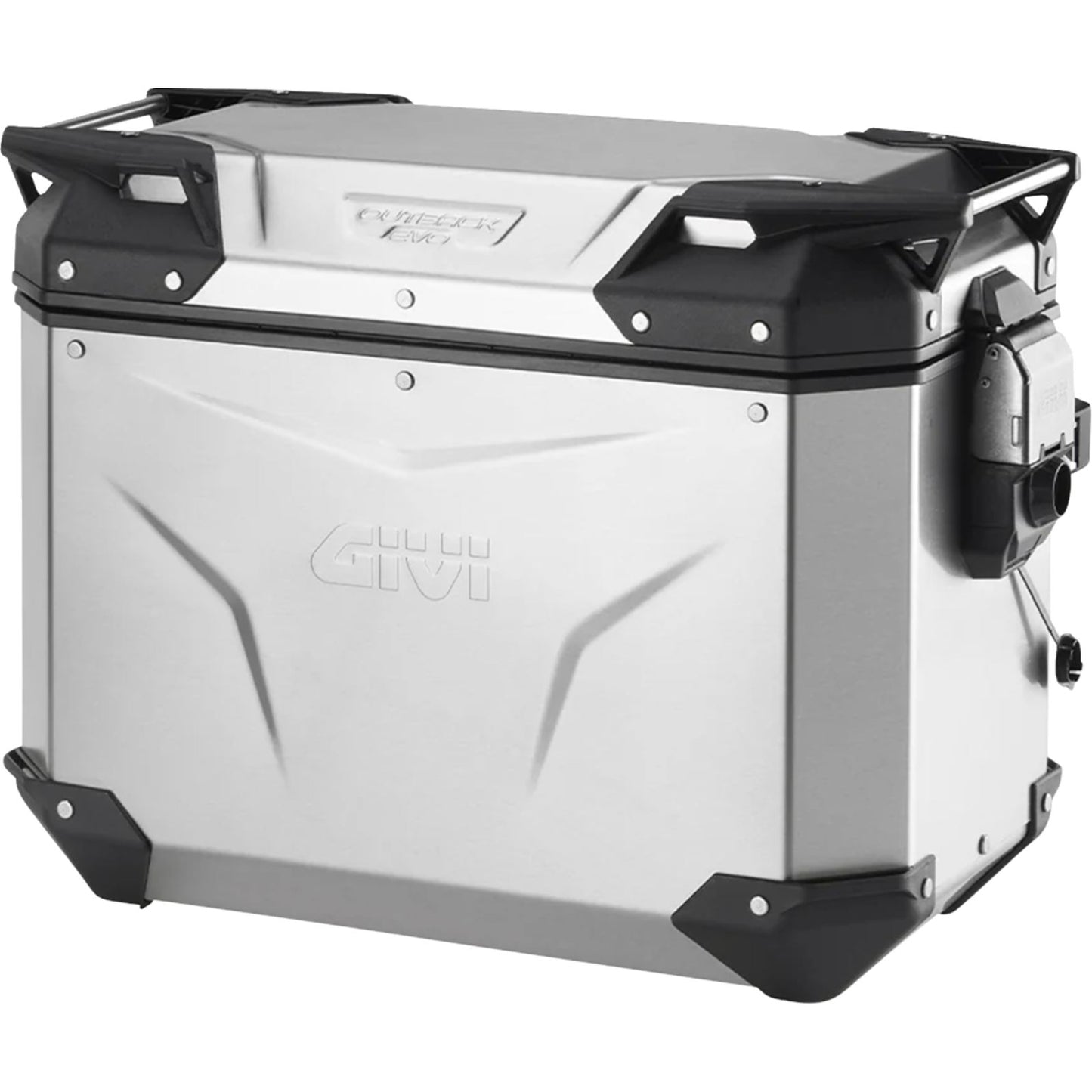 Givi Outback Evo Side Case - Left - 44/Liter - Silver [MPN: OBKEV44AL]_2572564