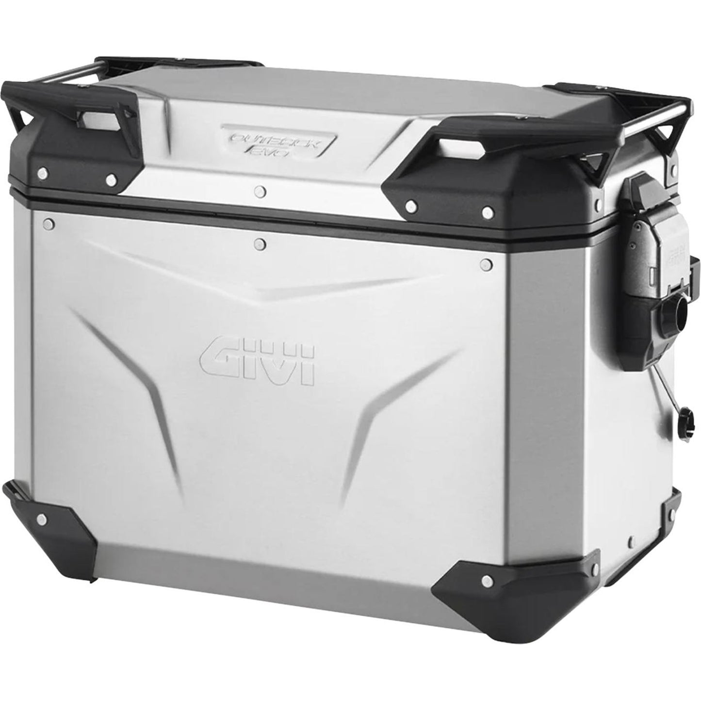 Givi Outback Evo Side Case - Right - 44/Liter - Silver [MPN: OBKEV44AR]_2573637