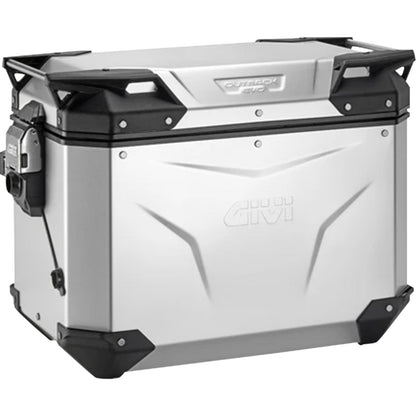 Givi Outback Evo Side Case - Right - 48/Liter - Silver Anodized [MPN: OBKEV48AAR]_2572512