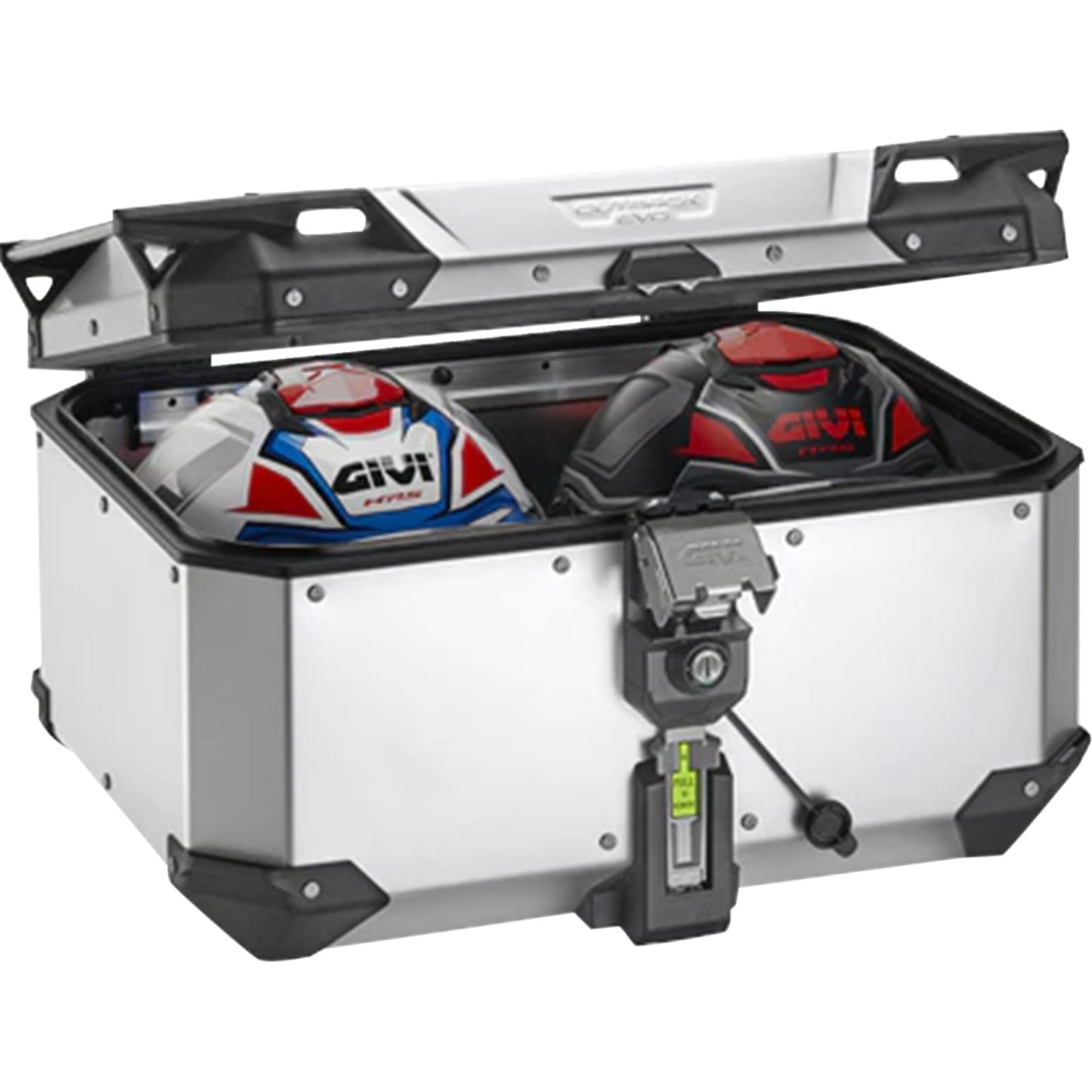 Givi Outback Evo Top Case - 58/Liter - Anodized Silver [MPN: OBKEV58AA]_2572604