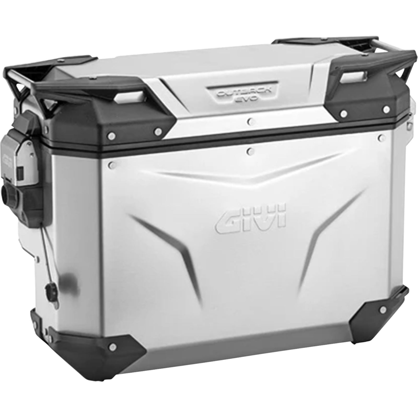 Givi Outback Evo Side Case - Right - 33/Liter - Silver [MPN: OBKEVS33AR]_2572558