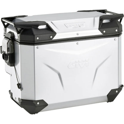 Givi Outback Evo Side Case - Right - 40/Liter - Silver Anodized [MPN: OBKEVS40AAR]_2572481