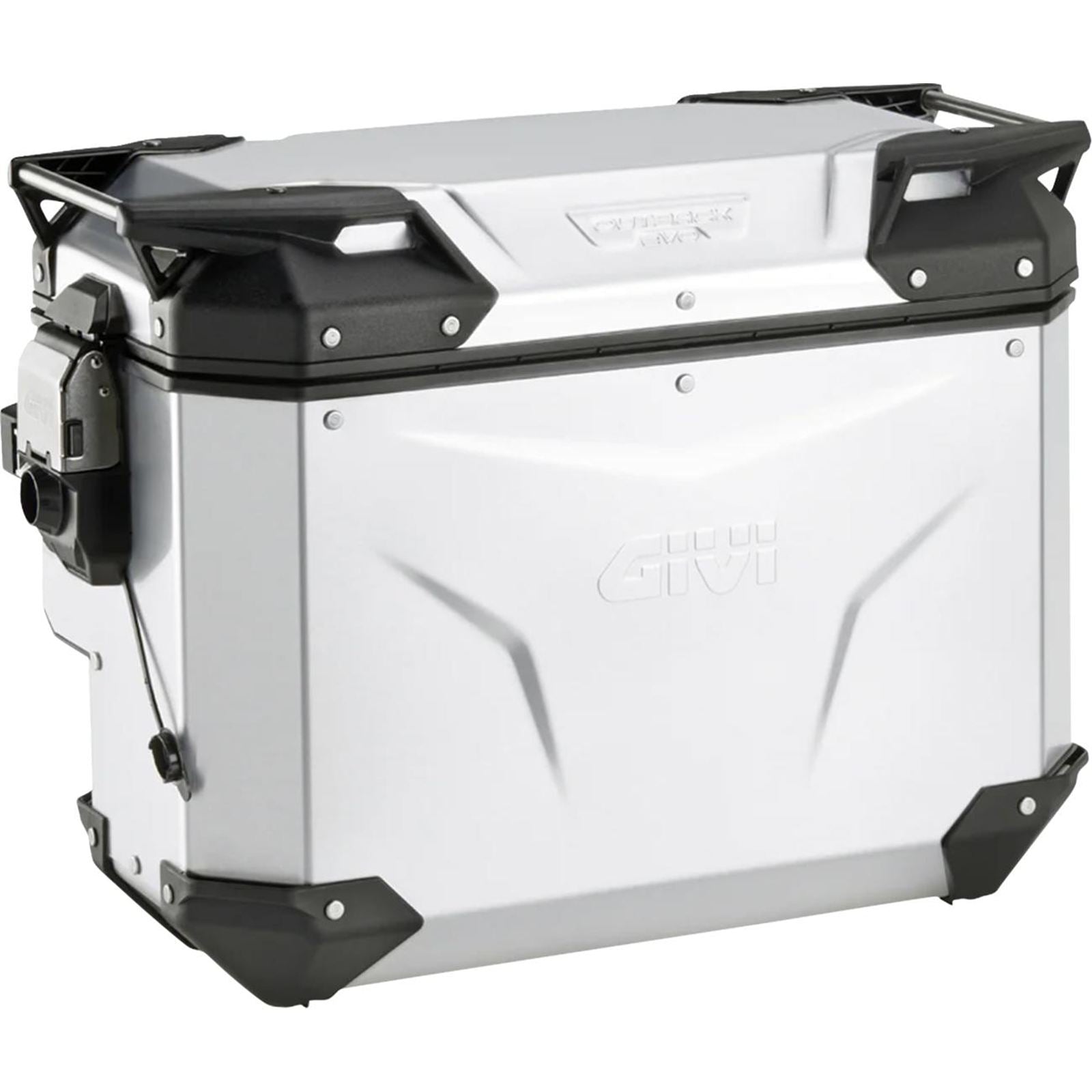 Givi Outback Evo Side Case - Right - 40/Liter - Silver Anodized [MPN: OBKEVS40AAR]_2573628