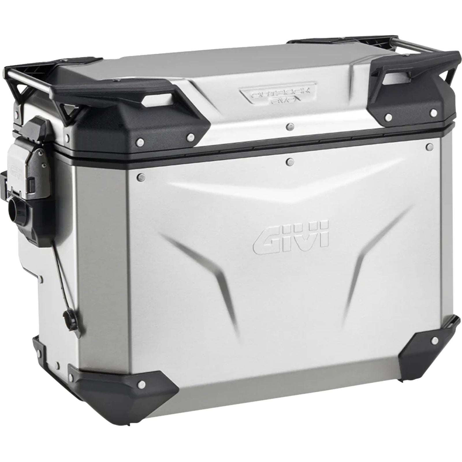 Givi Outback Evo Side Case - Right - 40/Liter - Silver [MPN: OBKEVS40AR]_2572600