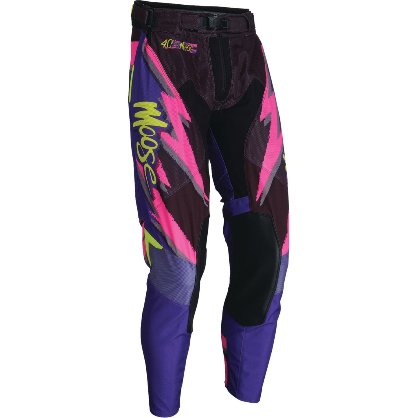 Moose Offroad Sahara LE Pants - White/Black/Purple_2576350